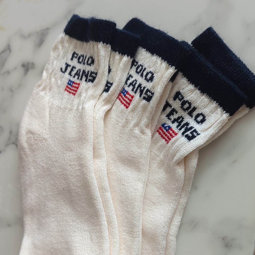 Apollo Jeans Men's Cream and Black Casual Socks